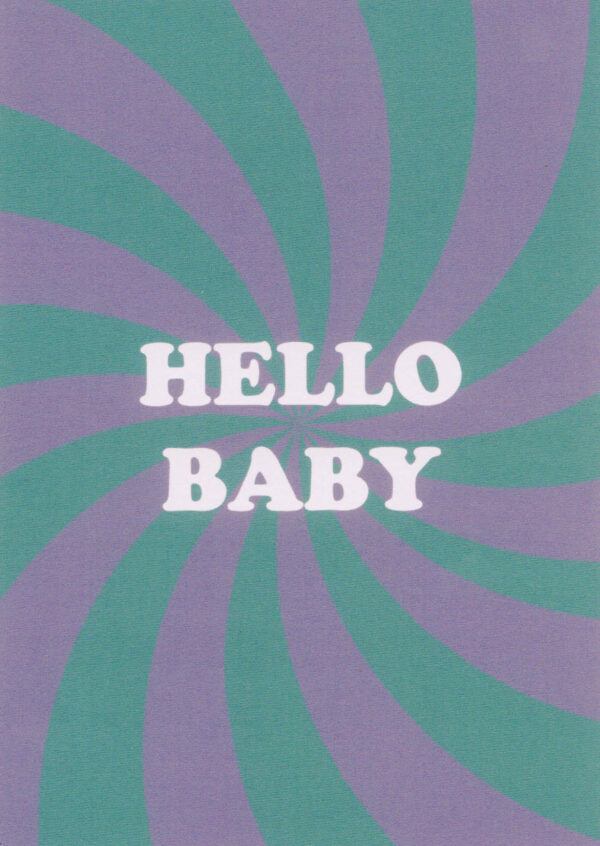 Postkaart Caught a Vibe 087 - HELLO BABY X12