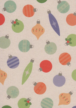 Kerstkaart Bits & Bops 03 - Christmas Ornaments X12