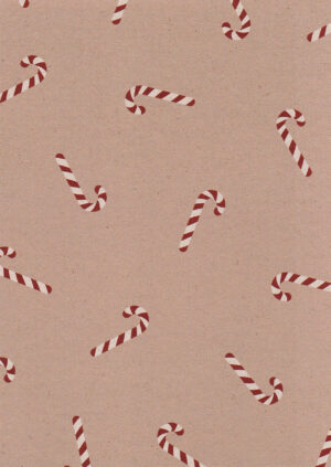 Kerstkaart Bits & Bops 05 - Candy Canes X12