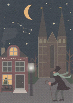 Postkaart Bekurque 07 - Charles Dickens in het Bergkwartier X12