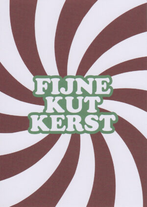 Kerstkaart Caught a Vibe 021 - FIJNE KUT KERST X12