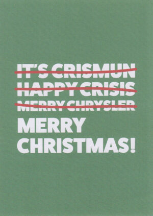 Kerstkaart Caught a Vibe 023 - MERRY CHRISTMAS! X12