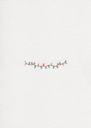 Kerstkaart The Happy Few 097 - Kerstlampjes X12