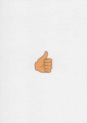 Postkaart The Happy Few 099 - Thumbs Up X12