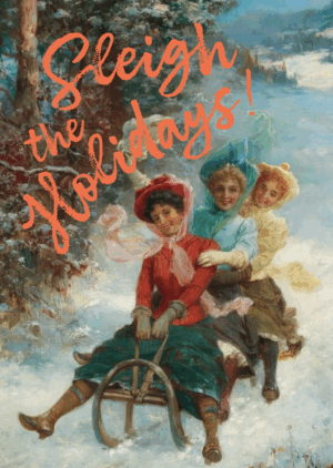 Kerstkaart Classy, But Make It Sassy 03 - SLEIGH THE HOLIDAYS! X12