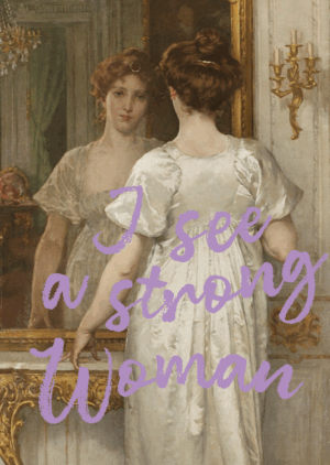 Postkaart Classy, But Make It Sassy 054 - I SEE A STRONG WOMAN X12