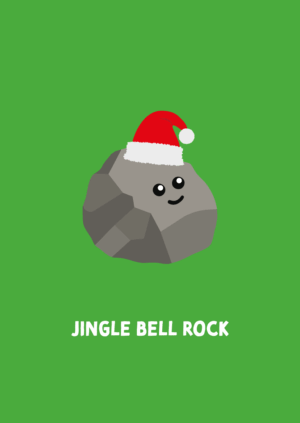 Kerstkaart Pun Intended. 01 - JINGLE BELL ROCK X12