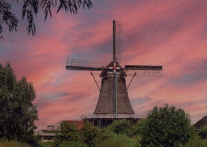 Postkaart Deventer Kiekjes 07 - Bolwerksmolen X12