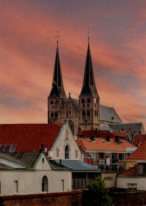 Postkaart Deventer Kiekjes 10 - Bergkerk X12