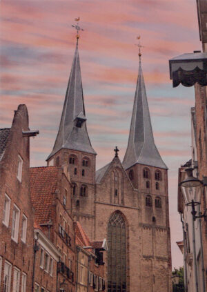 Postkaart Deventer Kiekjes 14 - Bergkerk X12