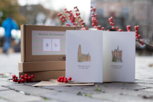 Kerstkaartenset Deventer Waag/Lebuinus