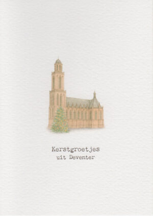 Kerstkaart Deventer - De Lebuinus X6