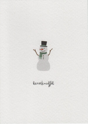 Kerstkaart The Happy Few - Sneeuwpop X6