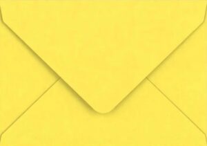 Envelop C6 - Fel Geel X12