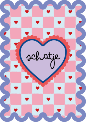 Postkaart Sweet 'n Short 01 - Schatje X12