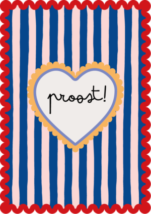 Postkaart Sweet 'n Short 05 - Proost! X12