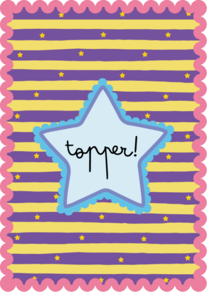 Postkaart Sweet 'n Short 10 - Topper! X12