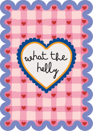 Postkaart Sweet 'n Short 22 - What the Helly X12