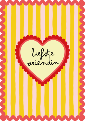Postkaart Sweet 'n Short 23 - Liefste Vriendin X12