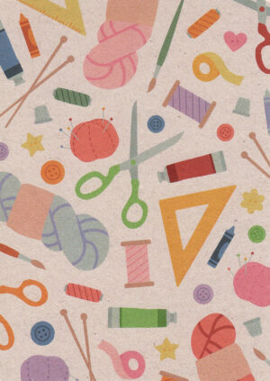 Postkaart Bits & Bops 054 - CRAFTS X12