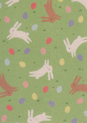 Postkaart Bits & Bops 050 - EASTER BUNNIES X12