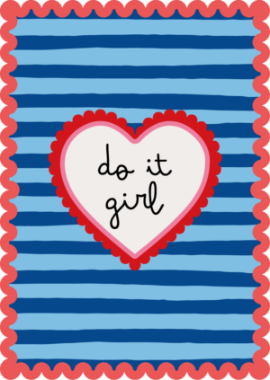 Postkaart Sweet 'n Short 29 - Do it Girl X12