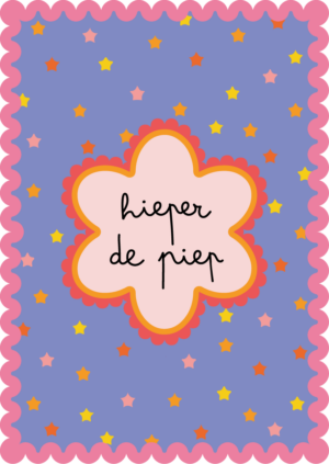 Postkaart Sweet 'n Short 38 - Hieperdepiep X12