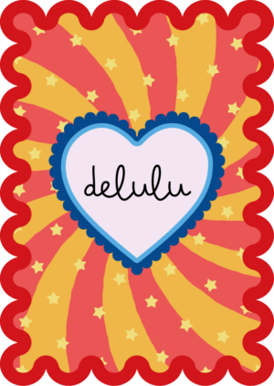 Postkaart Sweet 'n Short 48 - Delulu X12