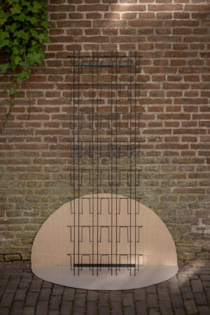 Kaarten wandrek 32-vaks (A6 verticaal, zwart)