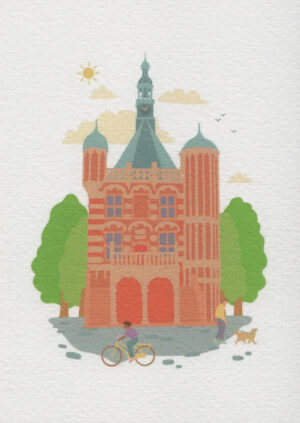 Postkaart Jolie's 03 - De Waag op de Brink X12