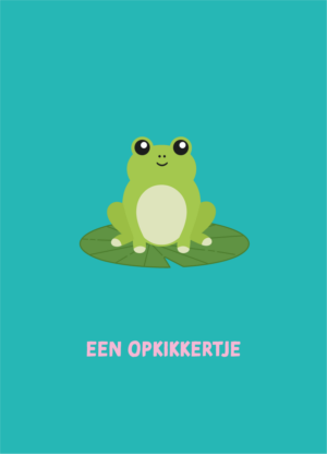 Postkaart Pun Intended. 058 - EEN OPKIKKERTJE X12
